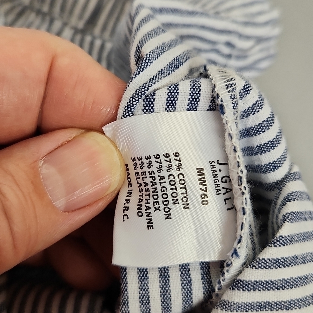 Pacsun John Galt pants NWT size 1 blue stripes - Picture 5 of 8